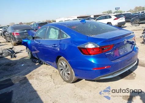 2019 Honda Insight Touring from USA, damaged, VIN 19XZE4F91KE027983